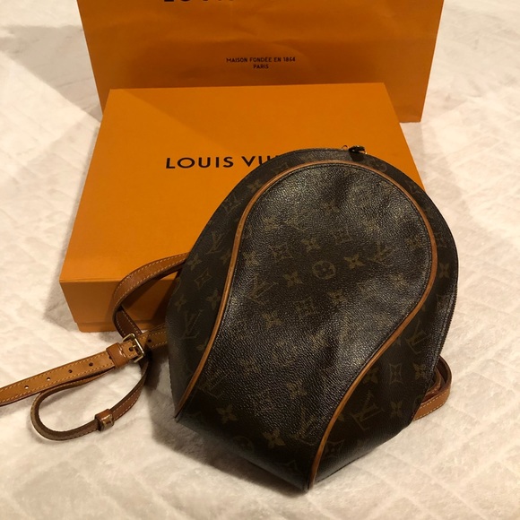 Louis Vuitton Ellipse Brown Coated Canvas Backpack - Picture 1 of 5